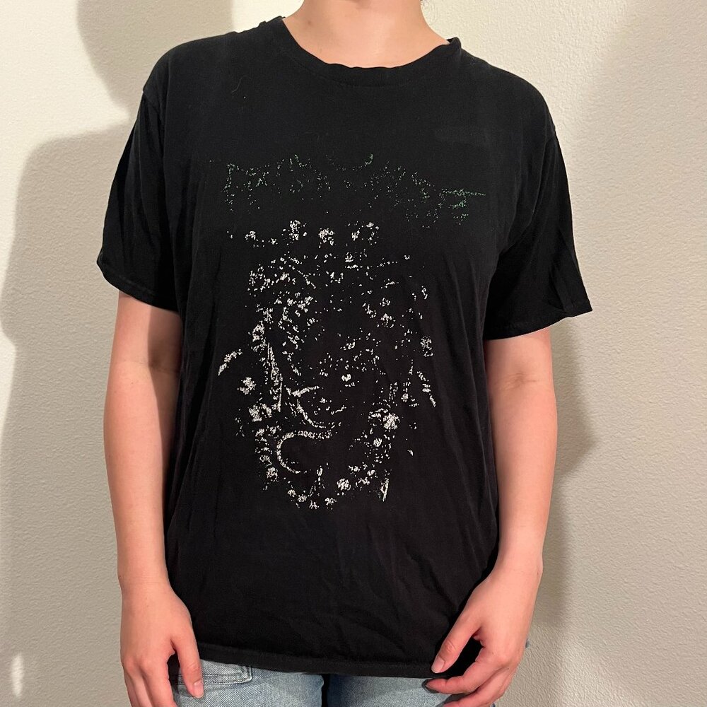 Distressed Black T-shirt